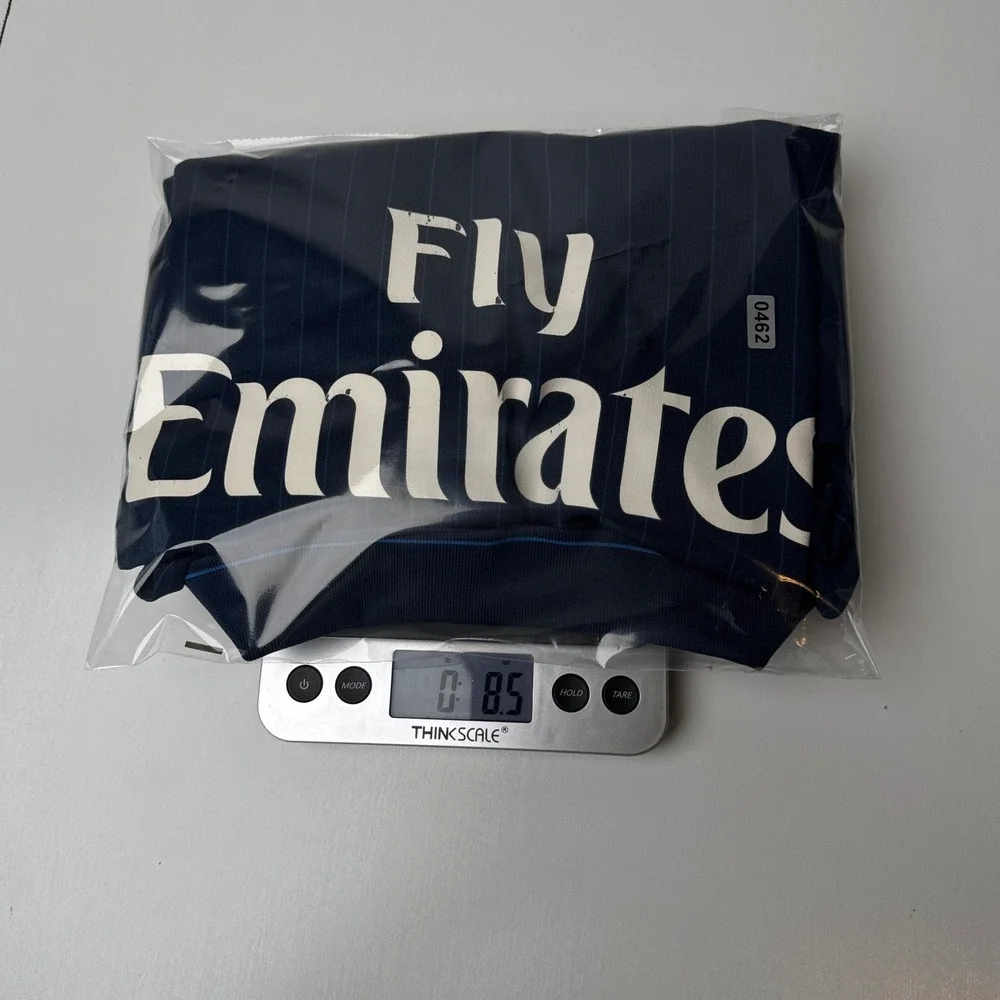 Nike Arsenal FC 2009-2010 Away Jersey Navy Blue Pinstripe XL Fly Emirates - Picture 11 of 11
